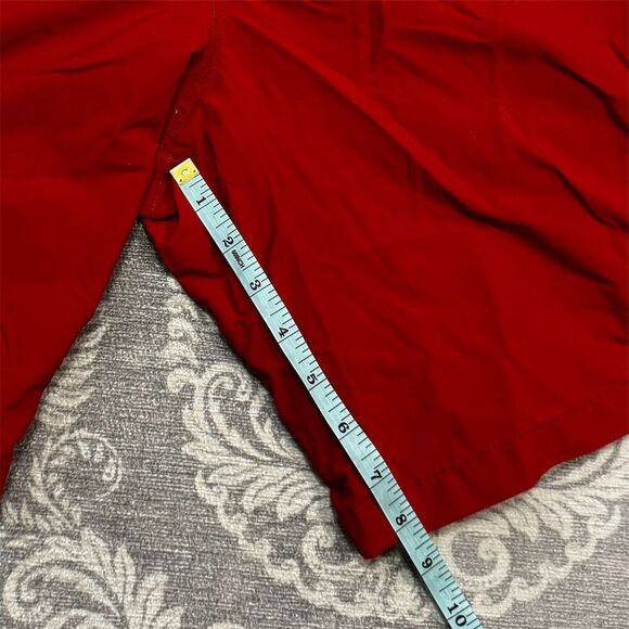 Columbia Men's Cargo Shorts L Red Mesh Lined with Belt Casual Summer - Picture 4 of 6